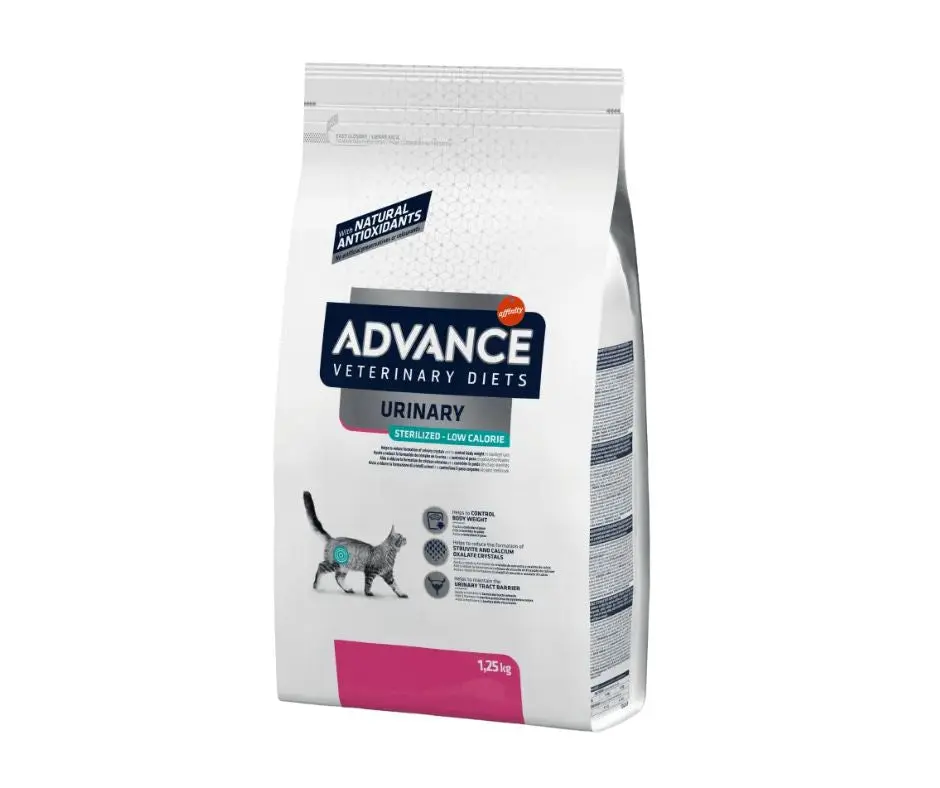 Advance Urinary Sterilized Low Calorie 1,25Kg Crocchette Gatti Adulti - immagine 2