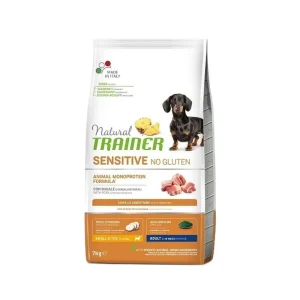Trainer Sensitive Maiale 7kg Crocchette Cani Small e Toy Adult