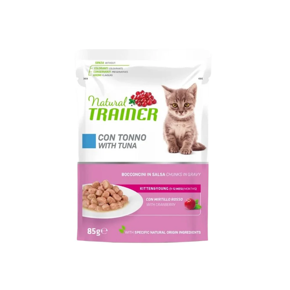 Trainer Natural Kitten e Young Tonno 85g Bustina Gattini - immagine 2