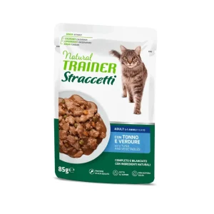 Trainer Natural Straccetti Tonno e Verdure 85g Bustina Gatti Adulti Scadenza Prodotto 07/2026