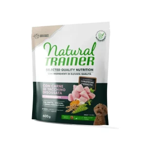Trainer Natural Selected Quality Nutrition Tacchino 600g Crocchette Cani Mini Adult