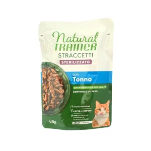 Trainer Natural Straccetti Tonno 85g Bustina Gatti Sterilizzati Adulti
