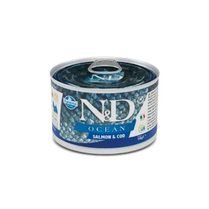 Farmina N&D Ocean Salmone e Merluzzo 140g Lattina Cani Mini Adult