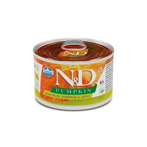 Farmina N&D Pumpkin Cinghiale Zucca Mela 140g Lattina Cani Adulti