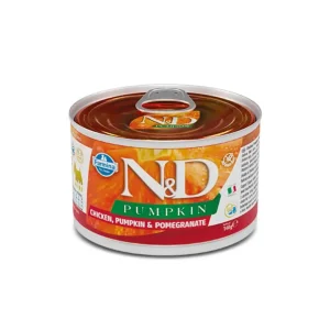 Farmina N&D Pumpkin Pollo Zucca Melograno 140g Lattina Cani Mini Adult