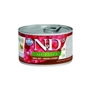 Farmina N&D Quinoa Cervo e Cocco 140g Lattina Cani Mini Adult