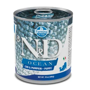Farmina N&D Ocean Merluzzo e Zucca Puppy Lattina 285g Cuccioli