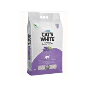 Cat's White Lavanda Lettiera Agglomerante 10l Gatti e Gattini