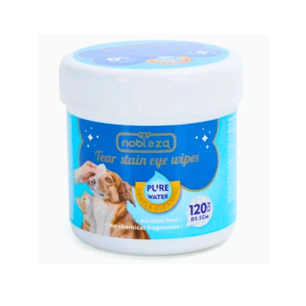 Nobleza Dischetti Detergenti Occhi 120pz per Cani e Gatti