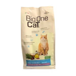 Big One Cat Sterilised Tacchino e Salmone 1,5Kg Crocchette Gatti Adulti Sterilizzati