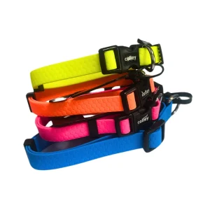 Colley Collare Impermeabile in silicone Arancio 15mm/30-45cm per Cani