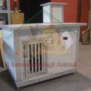 Cancello di chiusura per ingresso cuccia