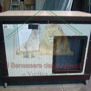 Cuccia coibentata standard – sp.40 mm – profili MARRONI