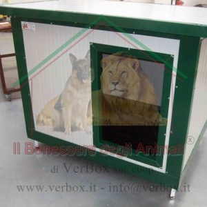 Cuccia coibentata standard – sp.40 mm – profili VERDI