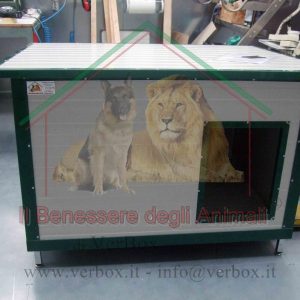 Cuccia coibentata SLIM – sp.25 mm – profili VERDI