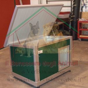 Cuccia coibentata – sp.40 mm – pannello VERDE