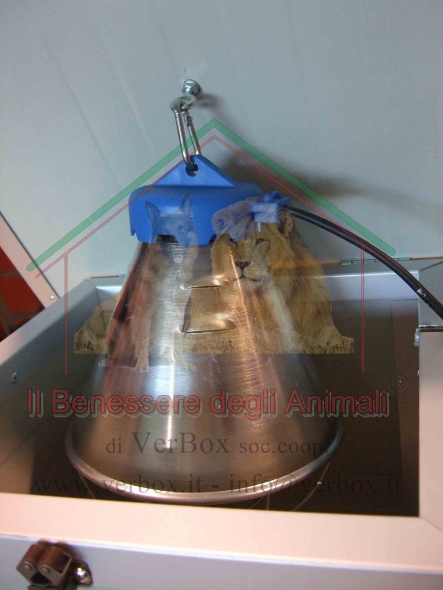 Cuccia Coibentata Riscaldata sp.40mm con Comignolo Portalampada - immagine 6