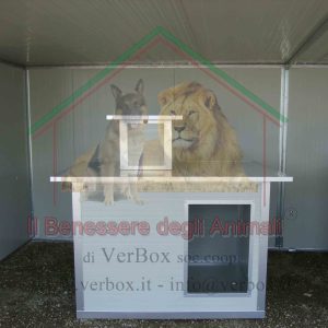 Cuccia Coibentata Riscaldata sp.40mm con Comignolo Portalampada