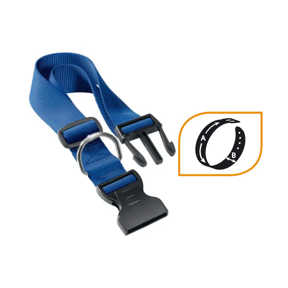 Ferplast Club C20/56 Collare per Cani Colore Blu - immagine 2