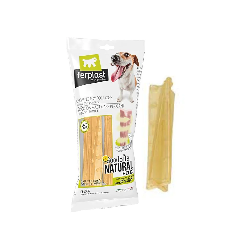 Ferplast GOODBITE NATURAL HELIX Cereali M Gioco per Cani 2pz 23g - immagine 2
