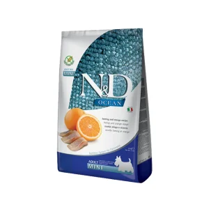 Farmina N&D Ocean Aringa Arancia 2,5kg Crocchette Cani Mini Adult