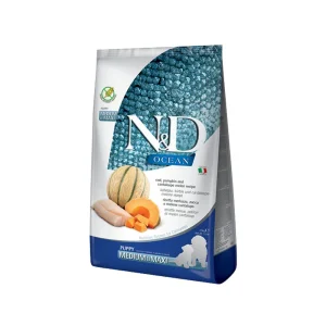 Farmina N&D Ocean Merluzzo Zucca Melone 2,5kg Crocchette Medium Maxi Puppy
