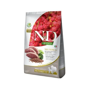Farmina N&D Quinoa Neutered Anatra 2,5kg Crocchette Cani Medium Maxi Adult