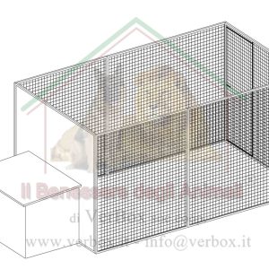 Combo: Box per cani+ cuccia in coibentato