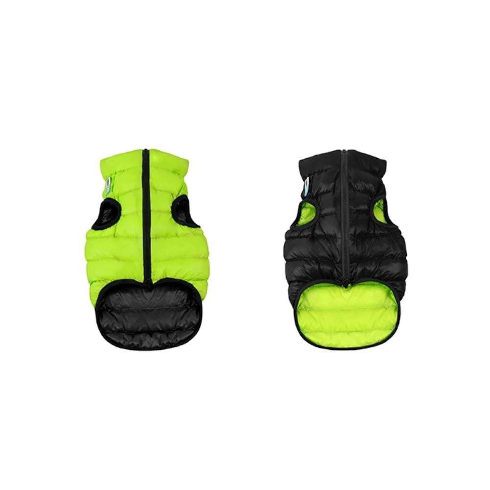 AiryVest Piumino Revers Verde/Nero S35 cm per Cani
