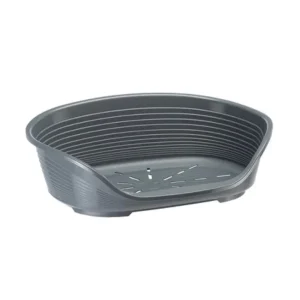 Ferplast Lettino Siesta Deluxe 4 Grigio Scuro per Cani e Gatti