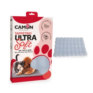 Camon Tappetino UltraSoft Grigio 60x40cm Per Cani e Gatti