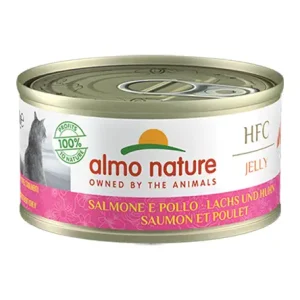 Almo Nature HFC cat jelly con Salmone e Pollo