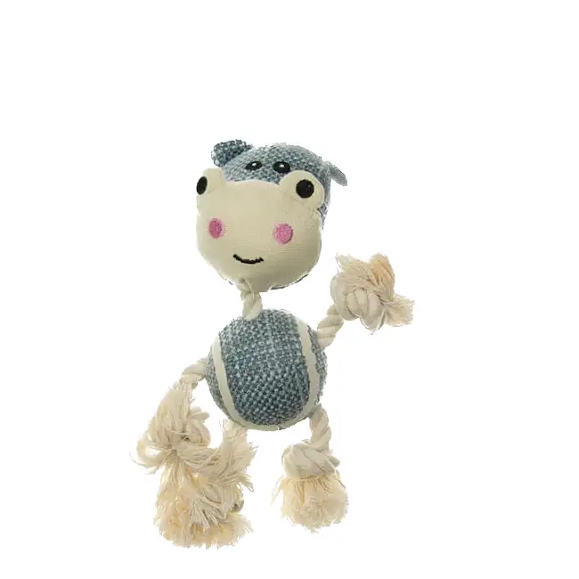 Animali con Palla da Tennis e Corda Ippopotamo - immagine 2