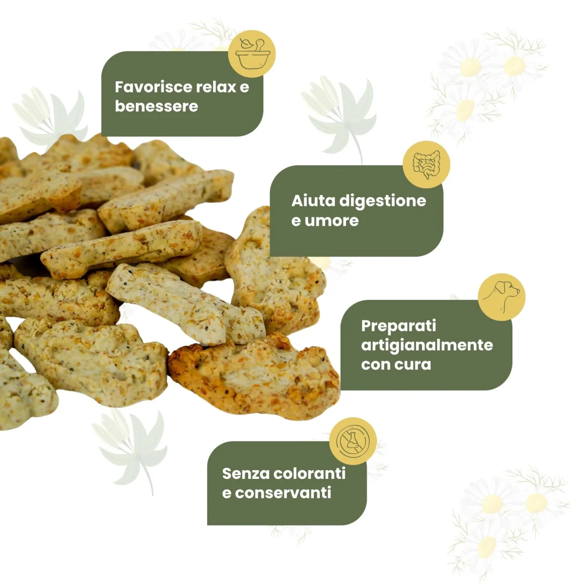 Biscotti Canapa e Camomilla (400g) - immagine 4