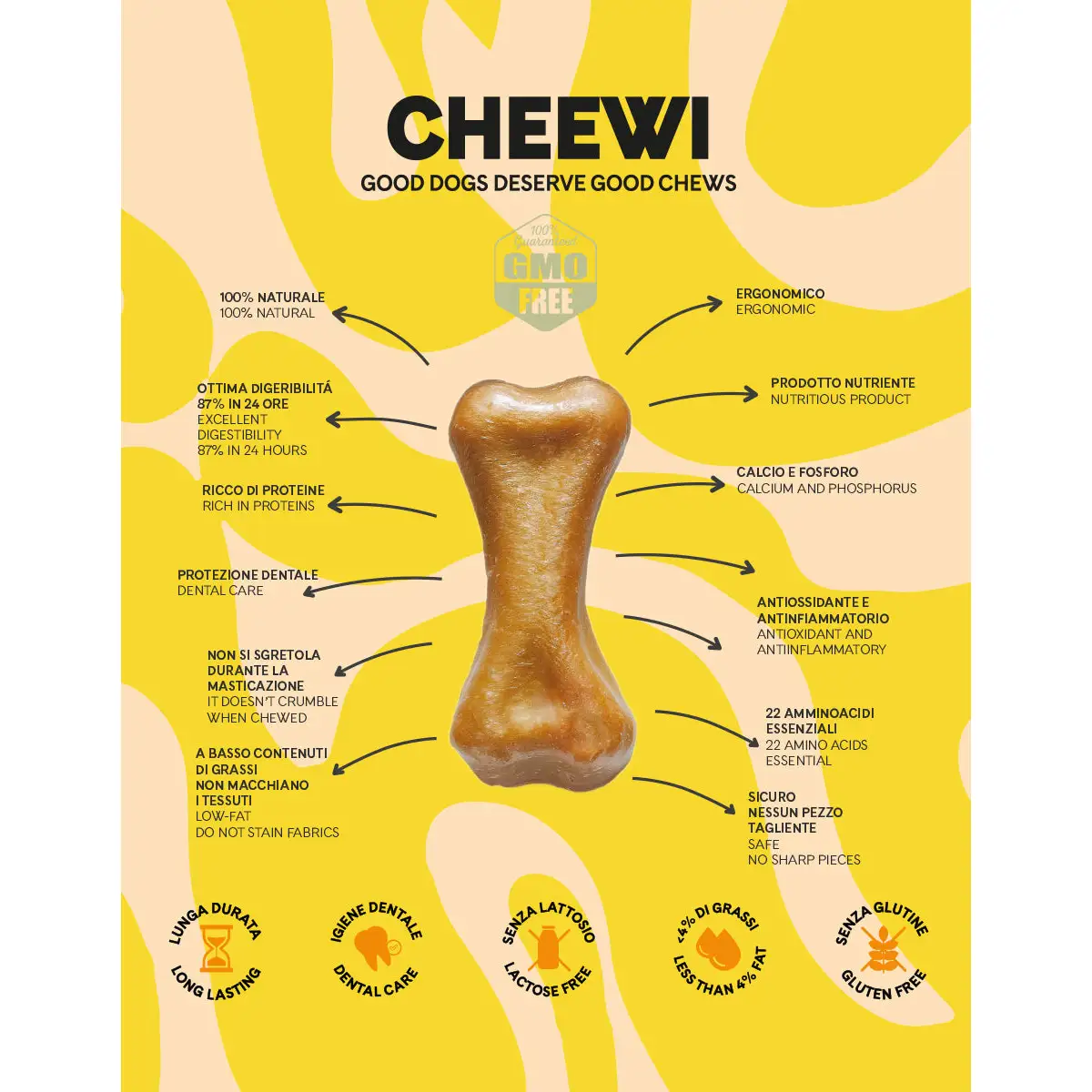 Cheewi - Osso al Formaggio e burro di arachidi - immagine 6