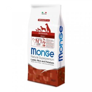 Monge Agnello, riso e patate adult 12Kg