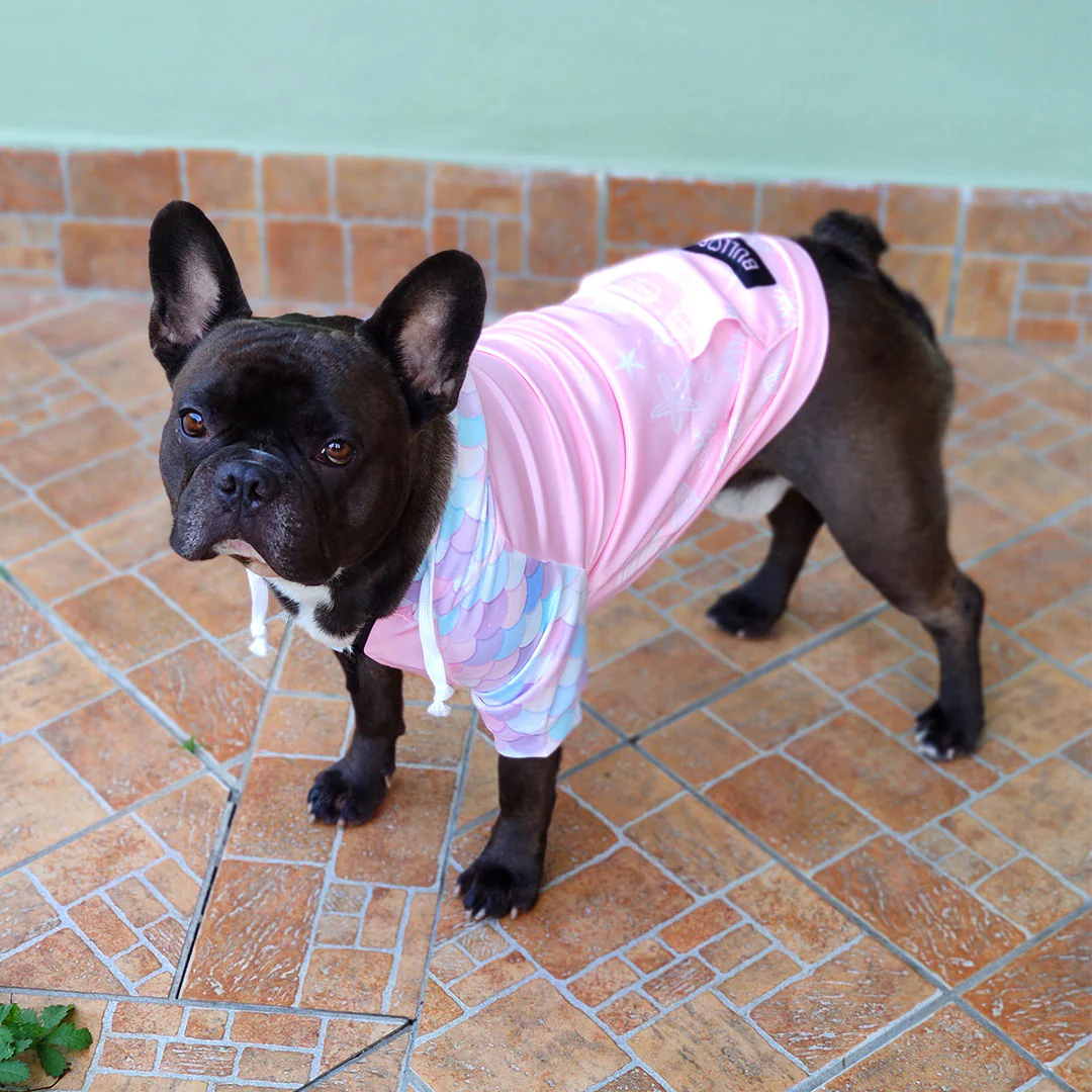 Felpa con cappuccio Little Mermaid - con zip e maniche - immagine 4