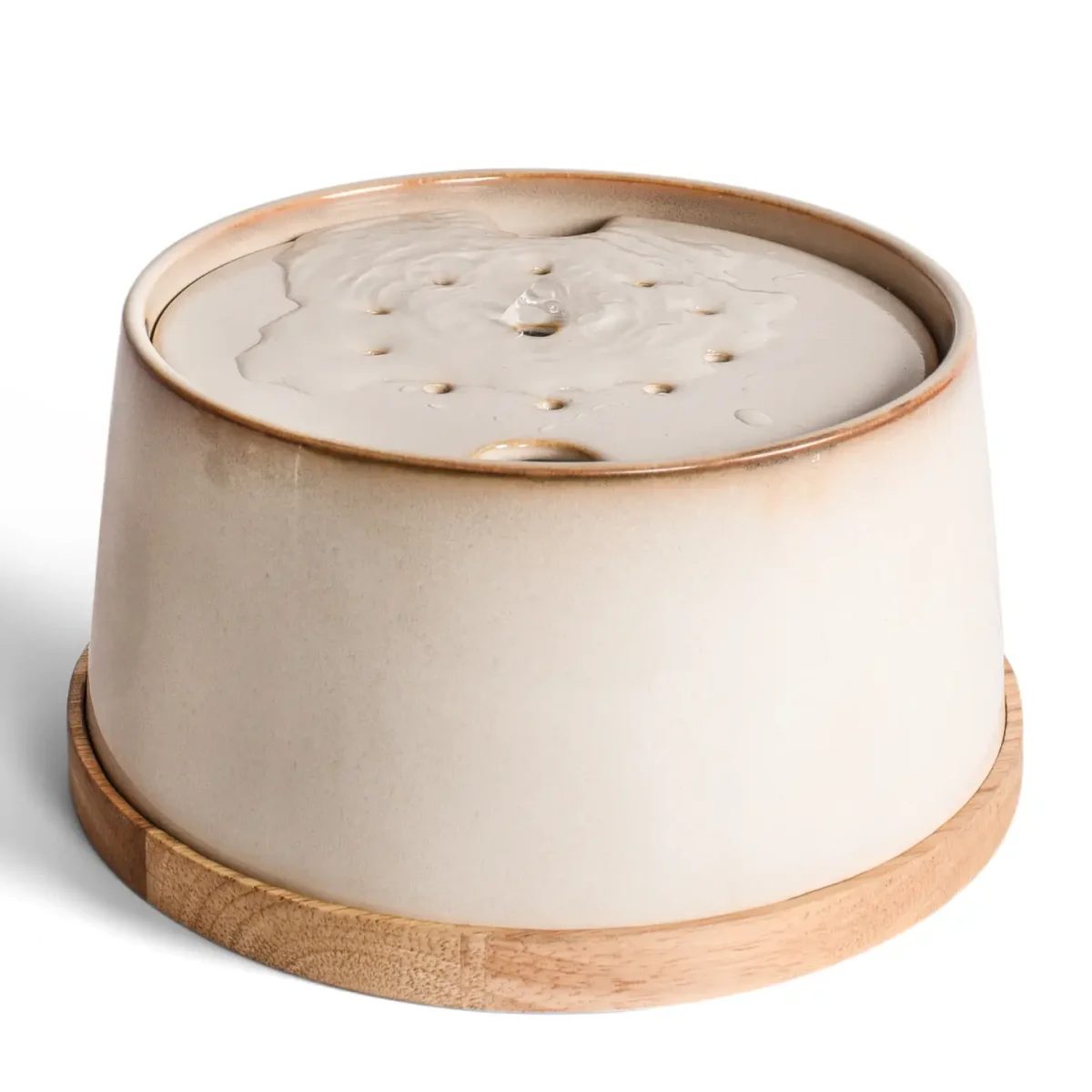 Ne&No - Fontana in ceramica + Base in bambù - immagine 2