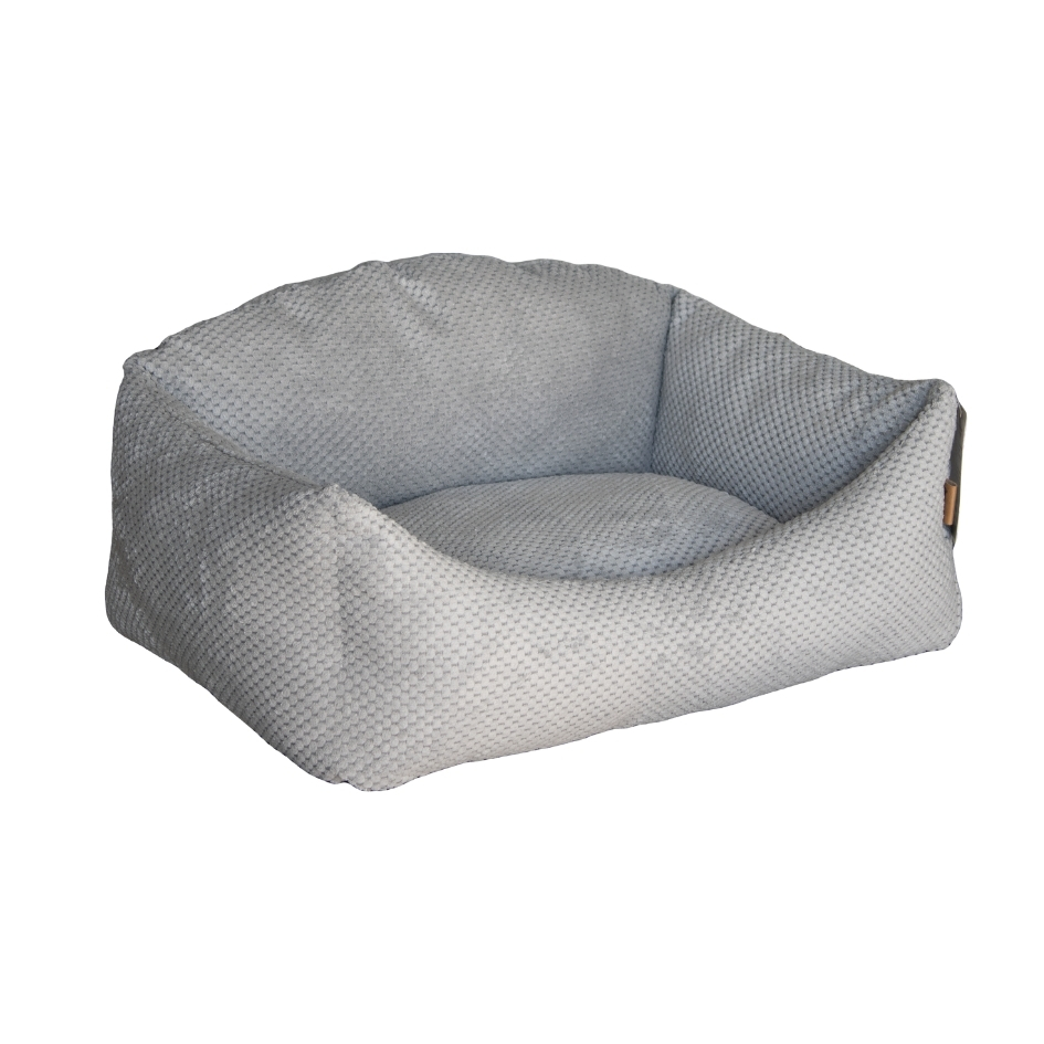 GAIA GRIGIA: cuccia con tessuto morbidissimo al tatto - immagine 3