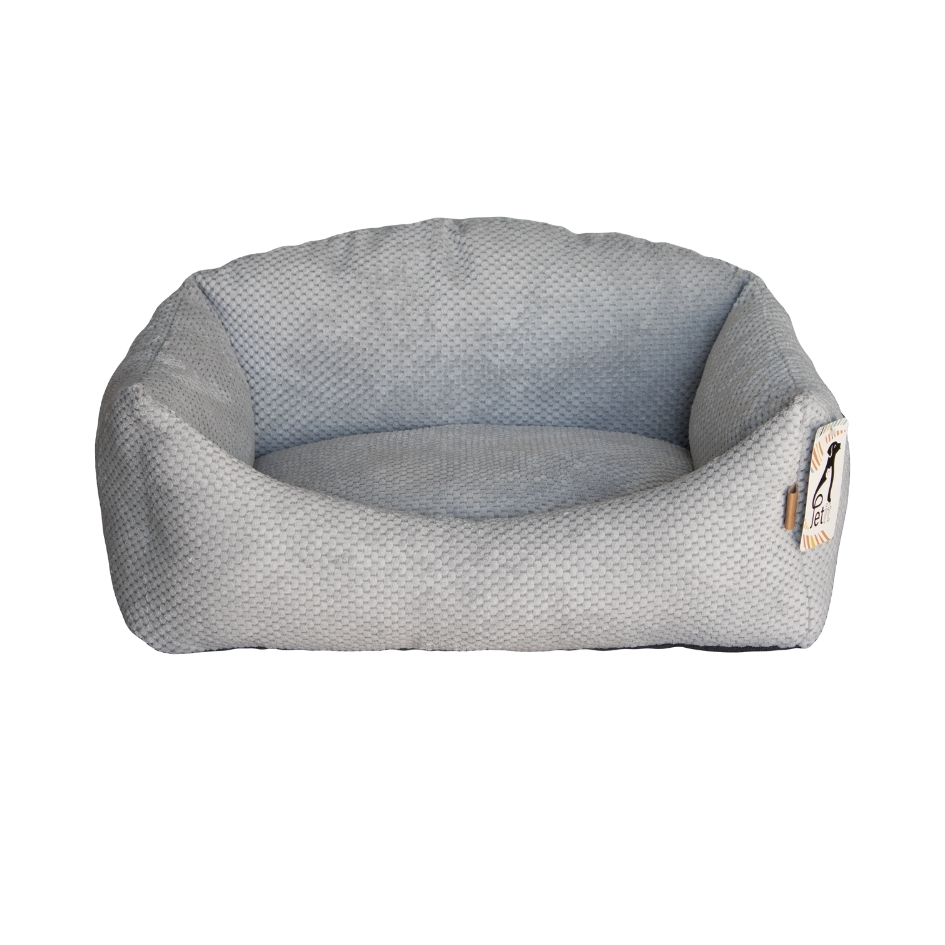 GAIA GRIGIA: cuccia con tessuto morbidissimo al tatto