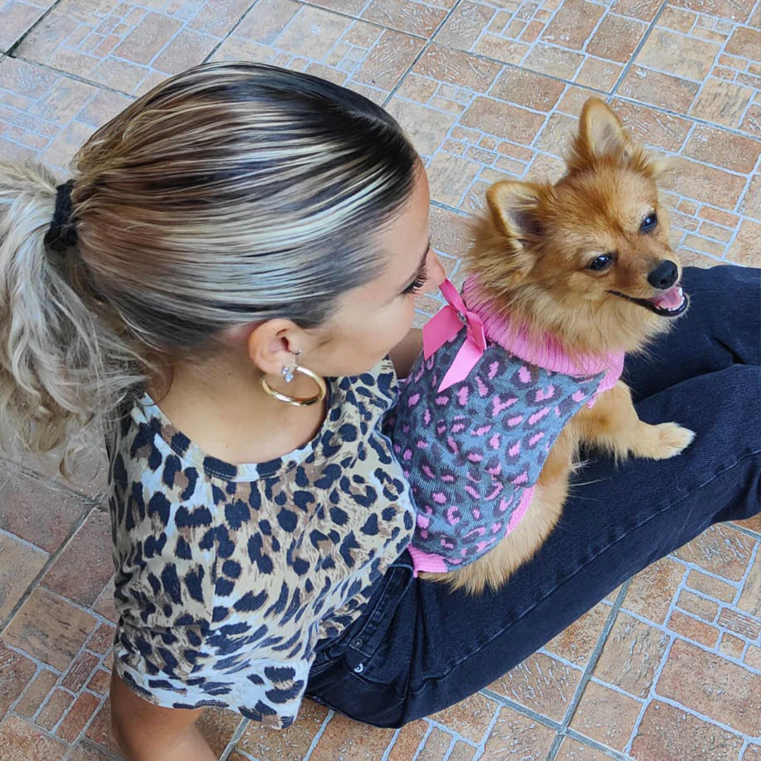 Maglione maculato per cani - mod.Màcan - immagine 4