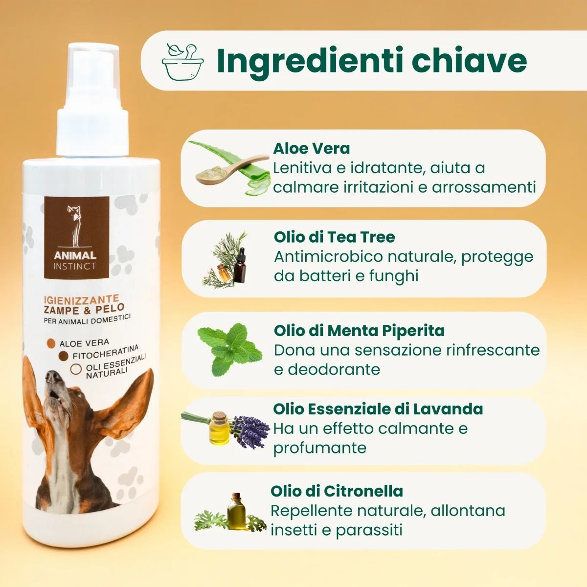 Igienizzante Spray - Zampe e Pelo - immagine 3