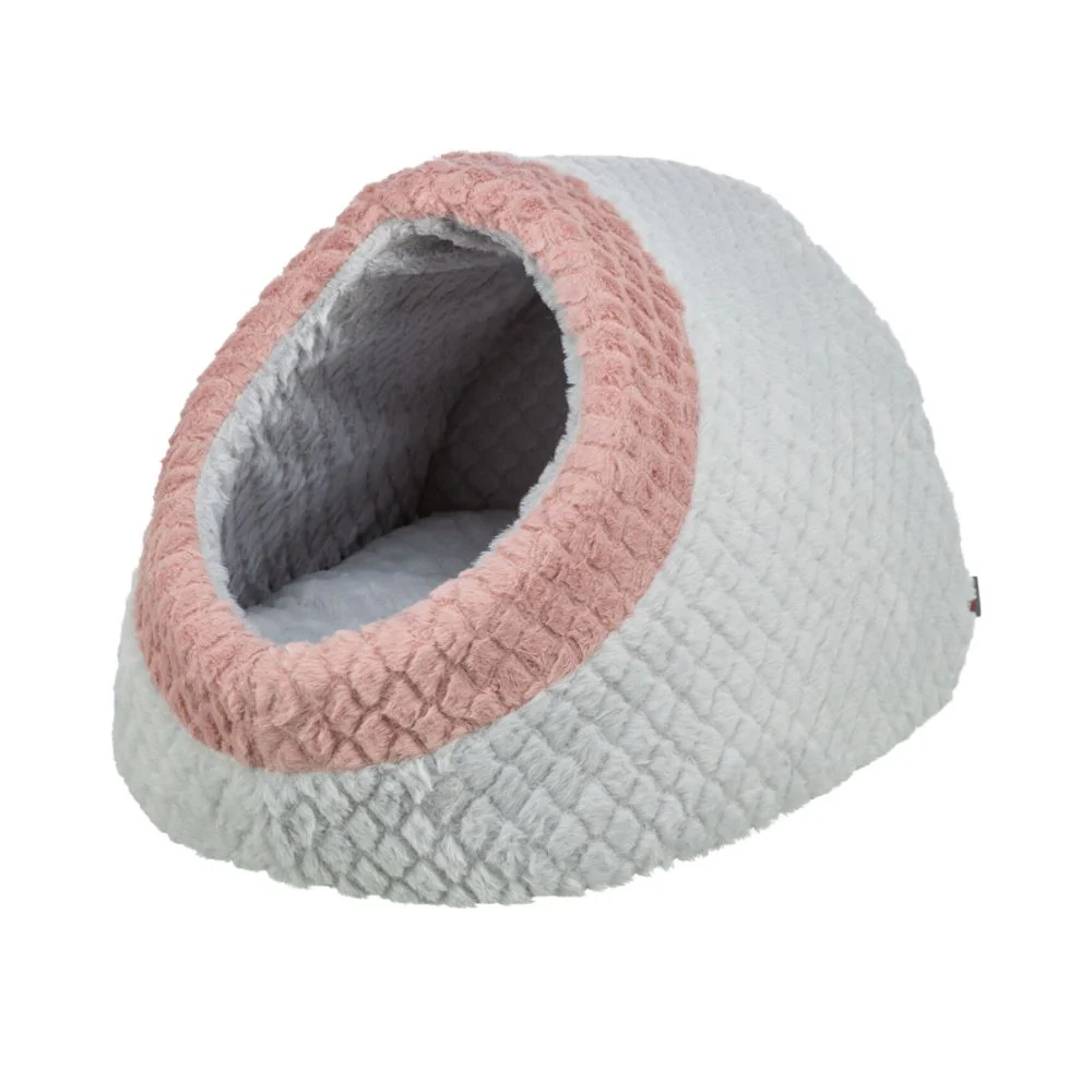 Trixie Igloo Kaline Mio Grigio/Rosa 35x26x41cm per Cani e Gatti - immagine 2