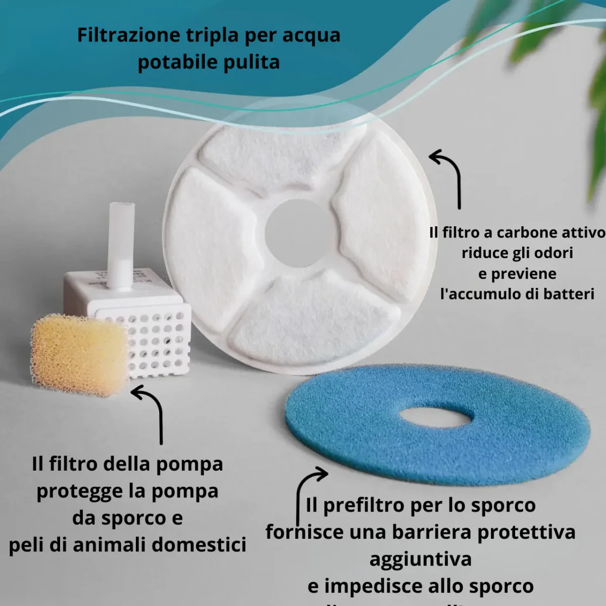 Ne&No - Fontana in ceramica + Base in bambù - immagine 7