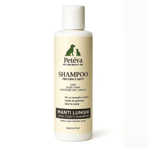 Kit Pelo Lungo per Cani e Gatti - Shampoo, Balsamo e Profumo | Petéva