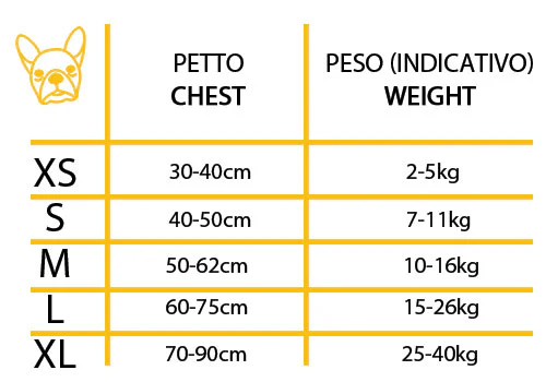 Pettorina maculata - per cani da 2 a 40kg - mod.Calà - immagine 7