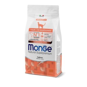 Monge Natural per Gatti Adulti con Salmone da 10Kg
