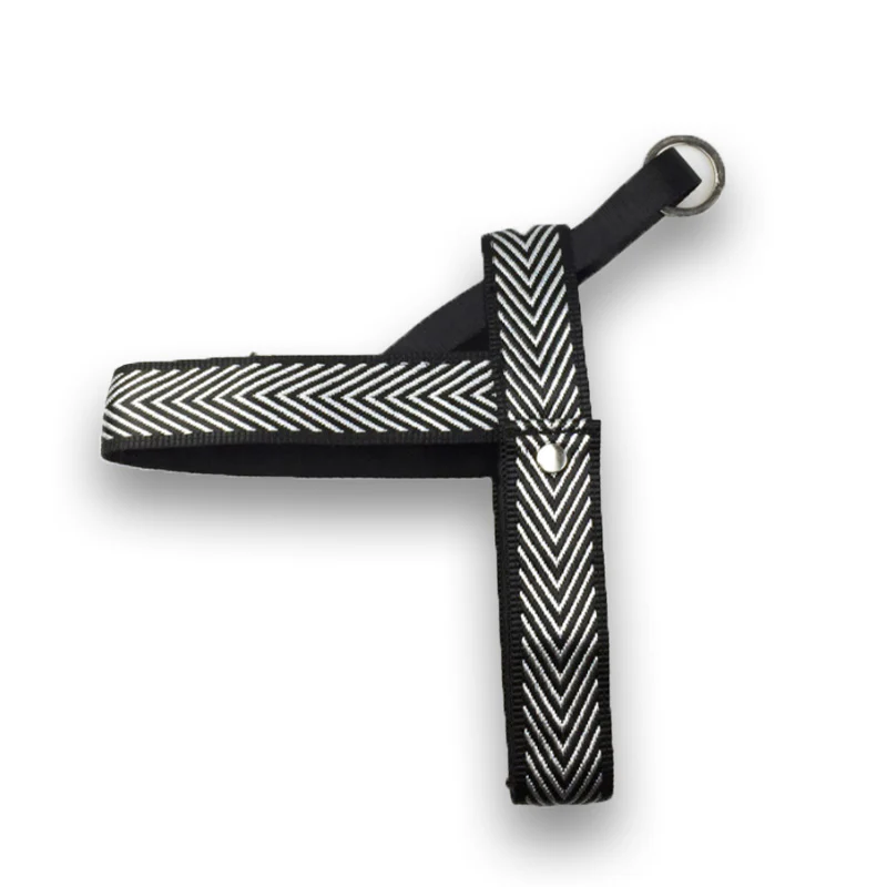 Pettorina bianca e nera - mod. Tiana - immagine 4