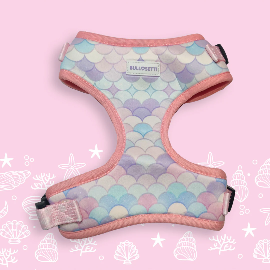 Pettorina ad H morbida - regolabile - mod. little mermaid - immagine 3