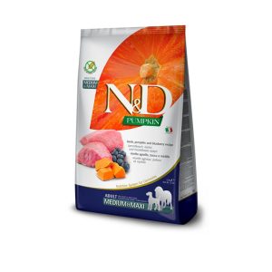 Farmina N&D grain free pumpkin con agnello zucca e mirtillo 12kg